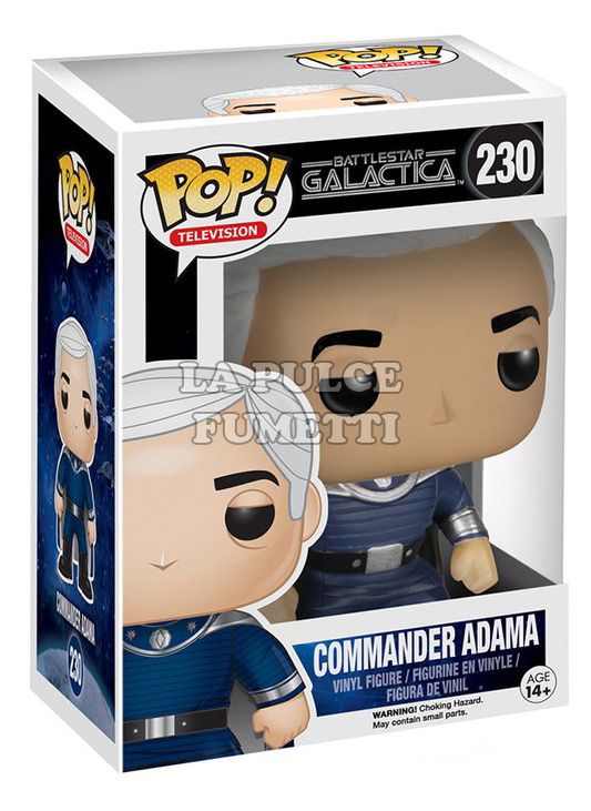 BATTLE STAR GALACTICA: COMMANDER ADAMA - VINYL FIGURE #  230 - POP FUNKO 